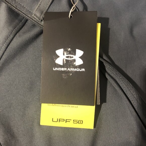 Under Armour Golf 1/2 Zip Long Sleeve Pullover UPF 50 Women's Medium Gray NWT - Picture 4 of 11